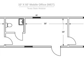 A floor plan of the office with a lot of room for people.