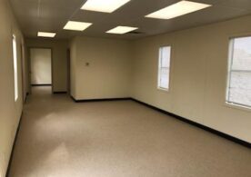 A room with no one in it is empty.